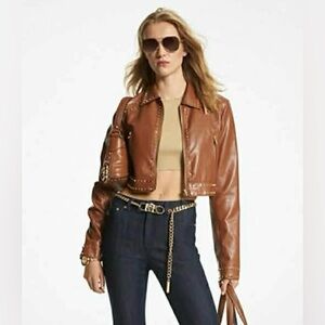 Michael Kors Astor Studded Moto Jacket *Brand new!
